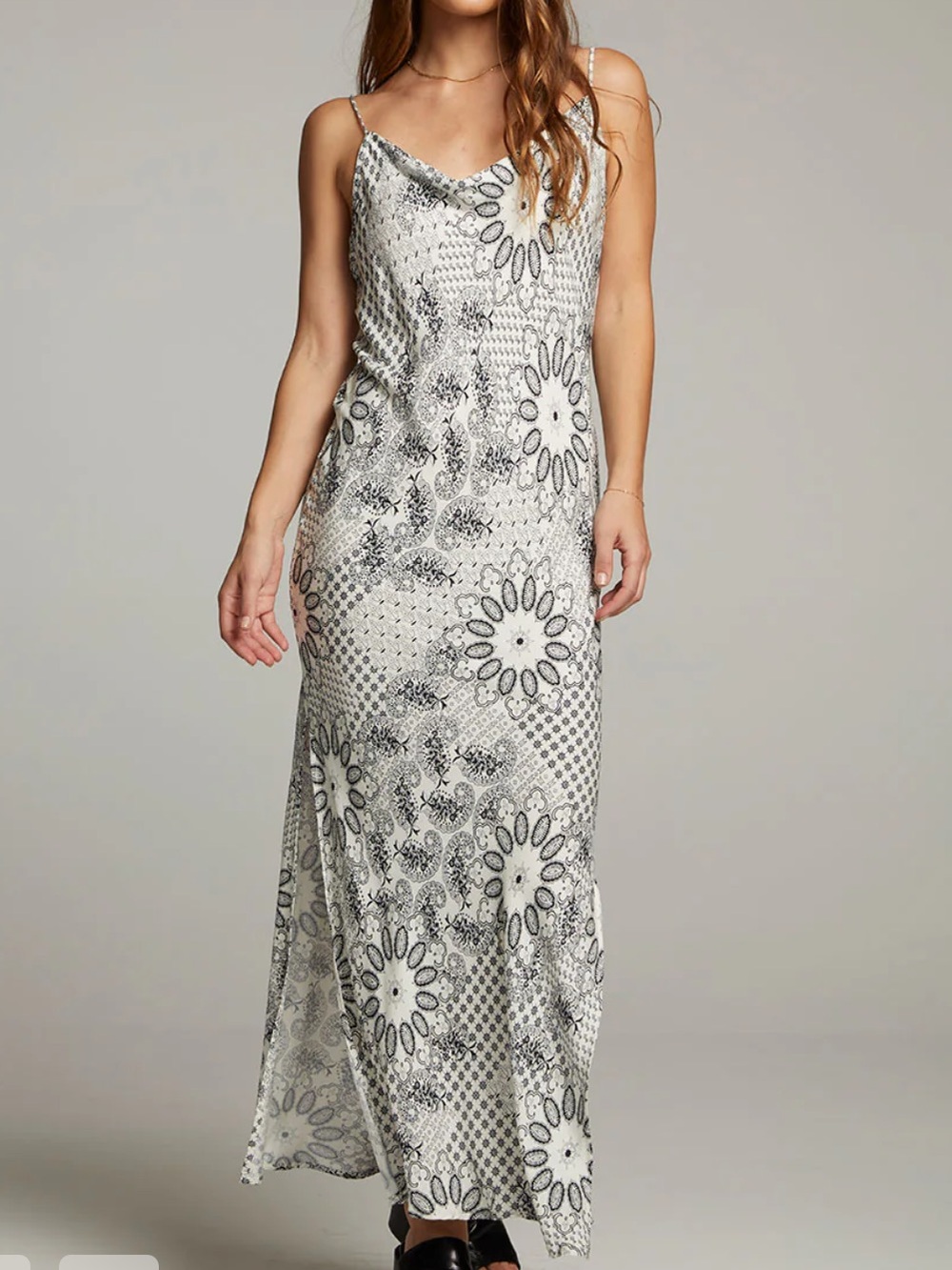 Chaser Bleeker Paisley Bandana Slip Dress
